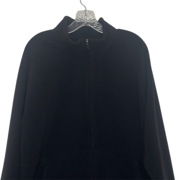 Tek Gear Full-Zip Fleece Jacket Mens XL Black - Picture 4 of 6